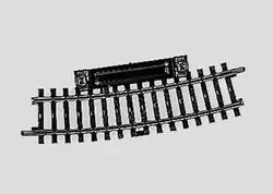 Märklin 2239 - Schaltgleis gebogen, R=15°. Radius 424,6
