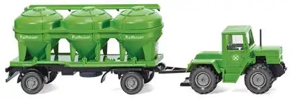 Wiking 038598 - MB Trac mit Siloanhänger