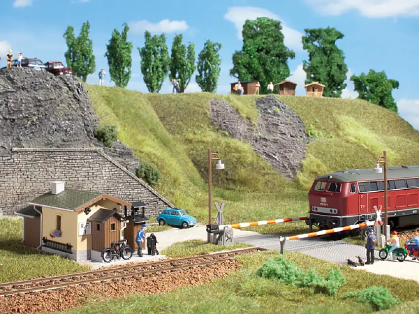 Auhagen 11345 - H0-Schrankenanlage