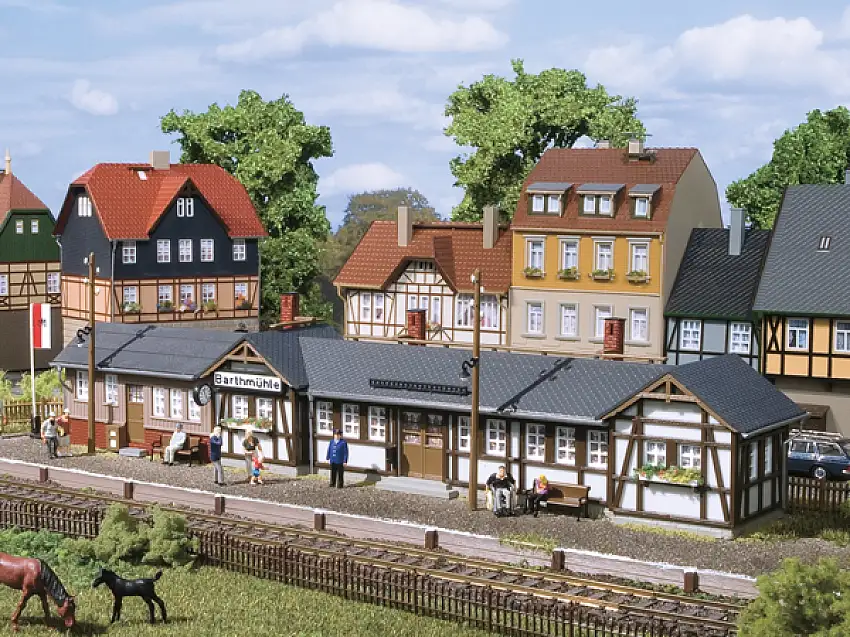 Auhagen 11418 - H0-Bahnhof Barthmühle
