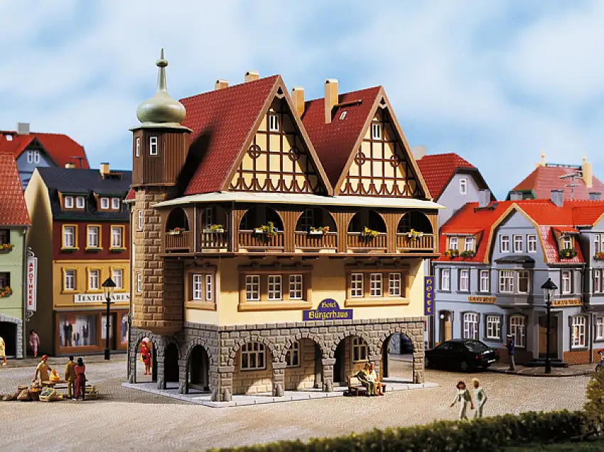 Auhagen 12348 - H0/TT-Hotel Bürgerhaus