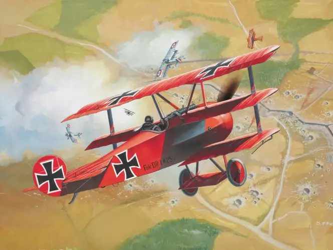 Revell 04116 - 1:72-Fokker Dr. 1 Triplane