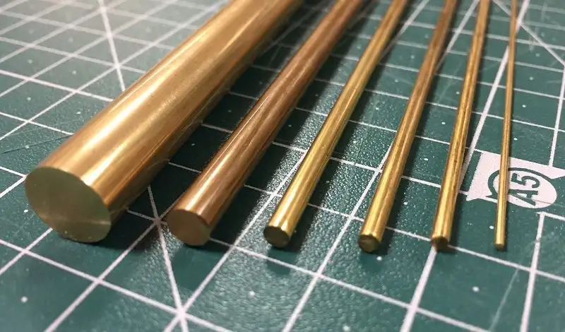 1,5mm x 1000mm Messing-Rundstab