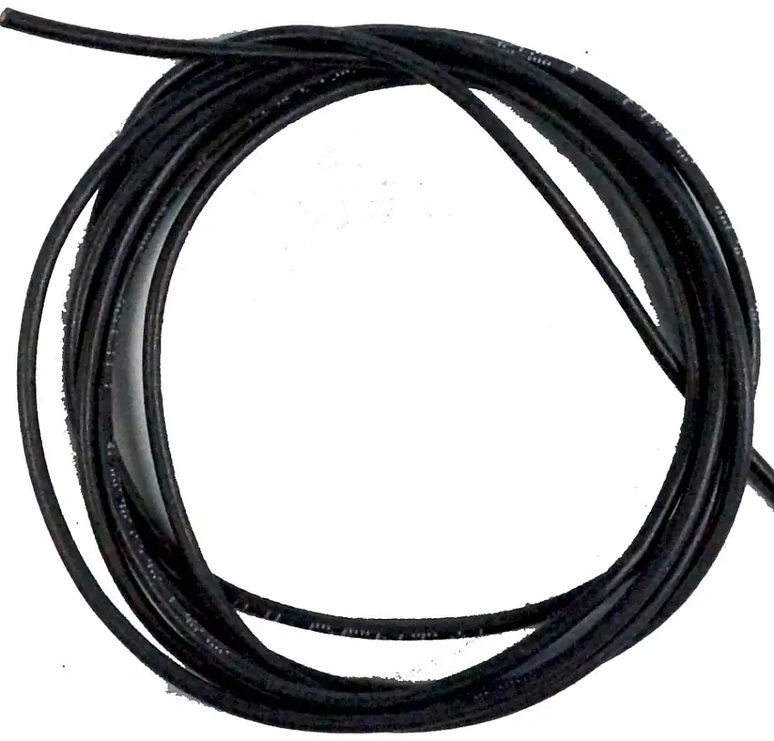 2.5mm Silikon-Litze schwarz extrem geschmeidig - Made in Germany