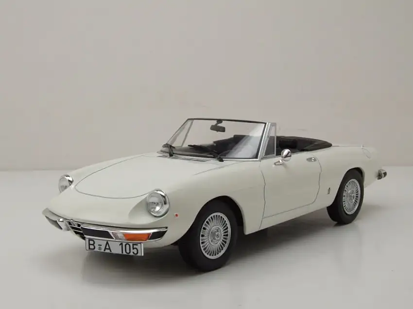 Alfa Romeo 2000 Spider 1978 weiß Modellauto 1:18 Norev