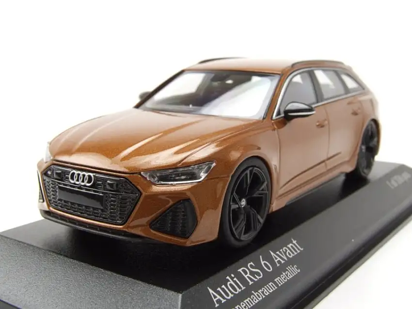 Audi RS 6 Avant Kombi 2019 braun metallic Modellauto 1:43 Minichamps