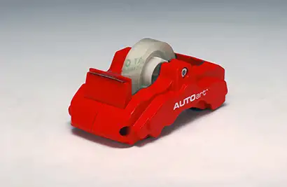 Autoart Klebeband-Abroller, 8-Kolben-Bremssattel, rot, #40273