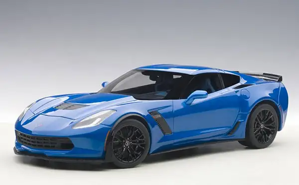Autoart Chevrolet Corvette C7 Z06, laguna blue tintcoat metallic, #71265