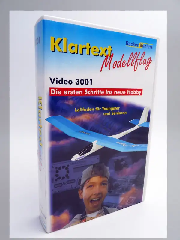AIRMIX / Becker Sunline VHS-Video "Klartext Modellflug" #3001