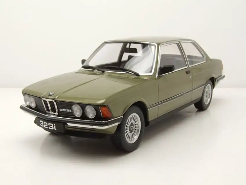 BMW 323i E21 1978 grün metallic Modellauto 1:18 KK Scale