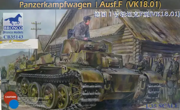 Bronco Models Panzerkampfwagen I Ausf.F (VK18.01) #CB35143