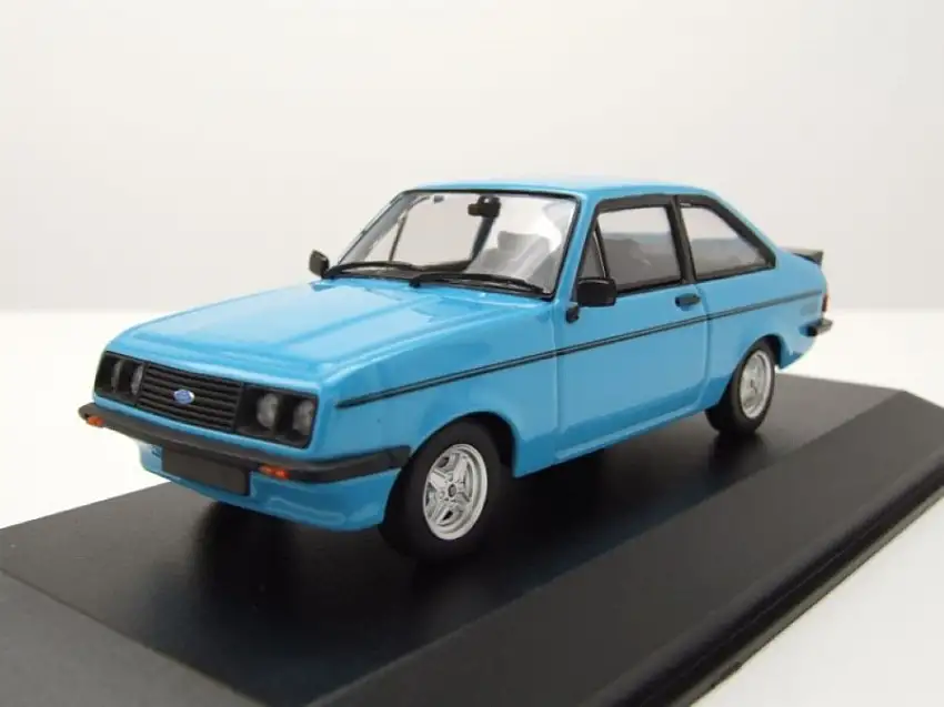 Ford Escort RS2000 1976 blau Modellauto 1:43 Maxichamps