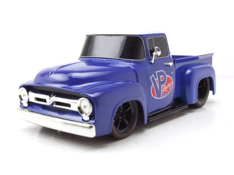 Ford F-100 Pick Up 1956 blau weiß VP Racing Modellauto 1:24 M2 Machines