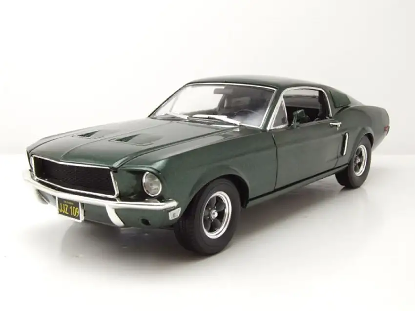 Ford Mustang GT Fastback 1968 grün Bullitt Steve McQueen Modellauto 1:18 Greenlight Collectibles