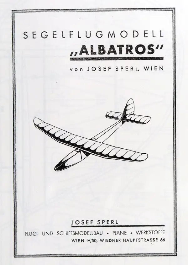 Graupner Bauplan Segelflugmodell "Albatros" #1204.6
