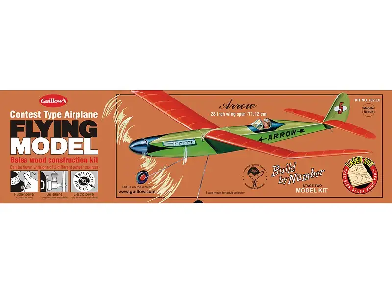Guillow´s Arrow (mit Laser-Cut Teilen) #702 LC