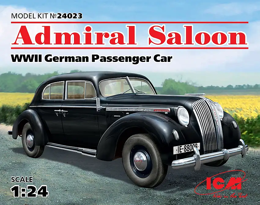 ICM Admiral Saloon WWII German Passenger Car, #24023