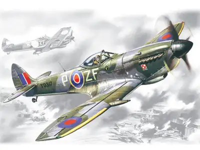 ICM Spitfire Mk. XVI British fighter #48071