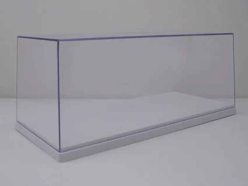 Klarsichtbox Vitrine weiß für 1:24 Modelle Triple9