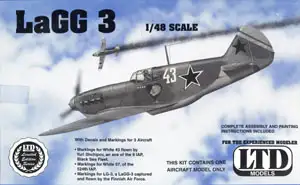 LTD Models Lavochkin LaGG3 Soviet Fighter #9805