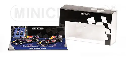 Minichamps Red Bull Racing Renault RB5 1-2 finish Chinese GP 2009
