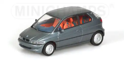 Minichamps BMW E 1 Elektrofahrzeug Mystic grau metallic