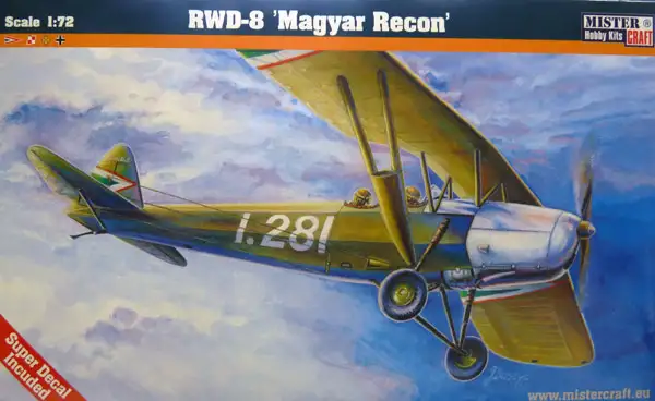 Mister Craft RWD-8 Magyar "Recon" Polish Trainer-Recon Plane, #020453