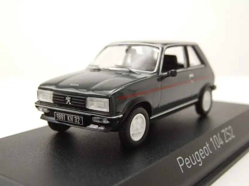 Peugeot 104 ZS2 1979 dunkelgrau metallic Modellauto 1:43 Norev