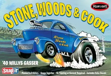 Polar Lights / Round2 Stone, Woods & Cook ´40 Willys Gasser, #891/12