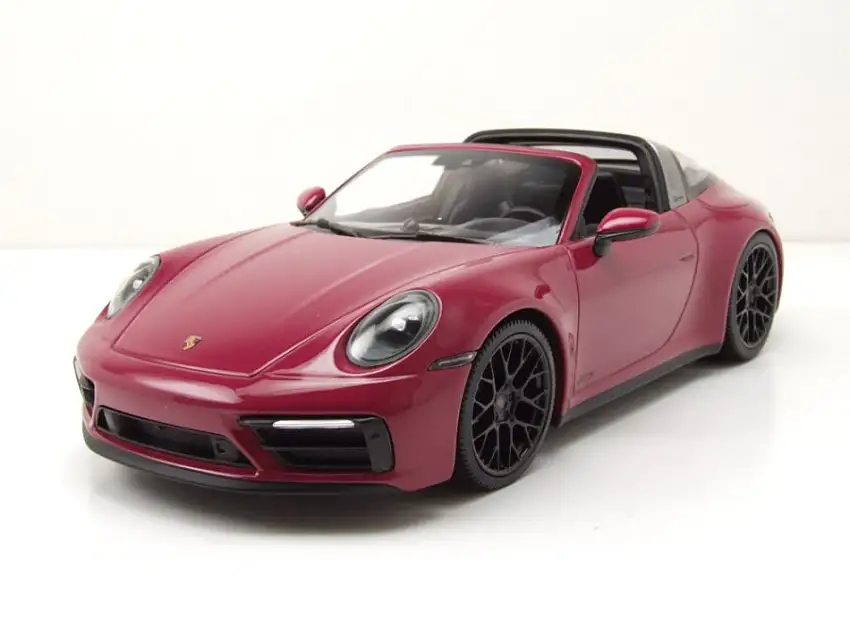 Porsche 911 992 Targa 4 GTS 2021 rubystar Modellauto 1:18 Minichamps