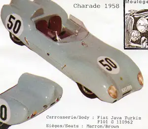 Provence Moulage Lotus XI Charade 1958 #K321