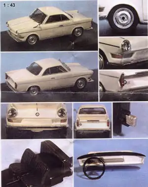 Scala43 BMW 700 Coupé 1959 silber metallic
