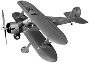 SIG Beechcraft Staggerwing Kit 1/2-Profil Silhouetten - Fesselflugzeug #CL17