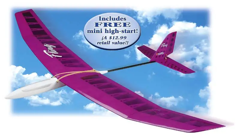Great Planes / Hobbico FLING ARF Hand Lunch Glider #GPMA1060