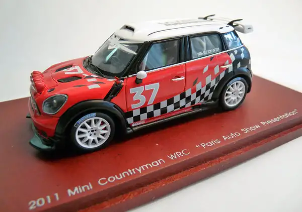True Scale Miniatures Mini Countryman WRC 2011 Paris Auto Show Presentation #37