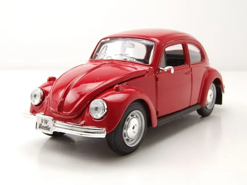 VW Käfer 1973 rot Modellauto 1:24 Maisto