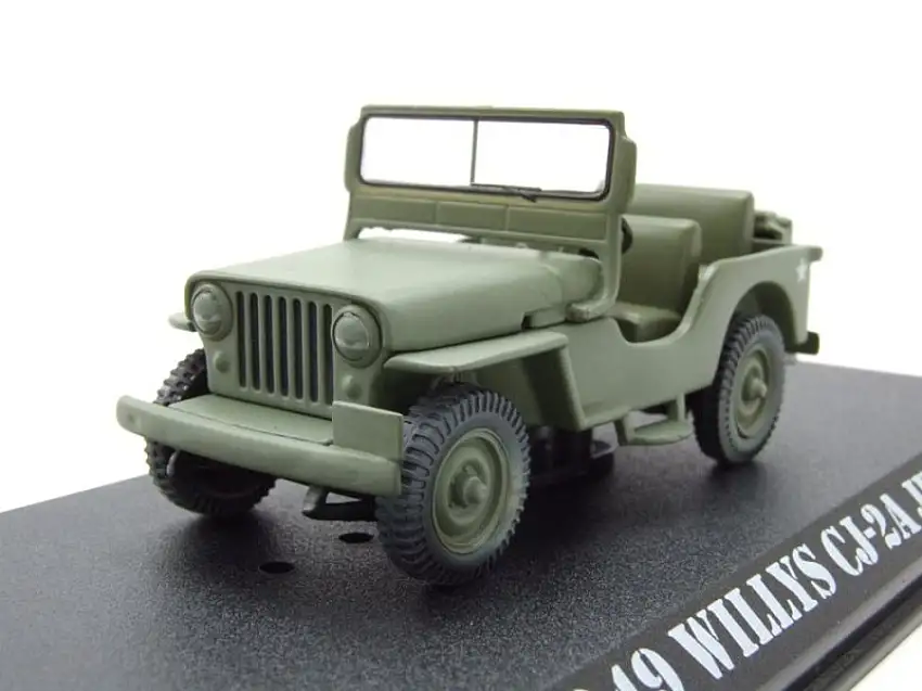 Willys CJ-2A Jeep US Army 1949 olivgrün MASH Modellauto 1:43 Greenlight Collectibles