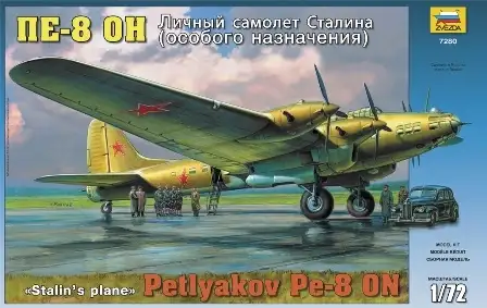 Zvezda Petlyakov PE-8 ON "Stalin´s plane" #7280