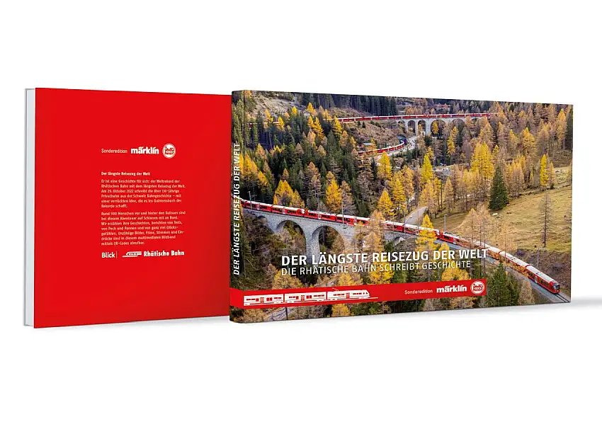 Märklin 03111 - Buch RhB Weltrekord 2022, deutsch