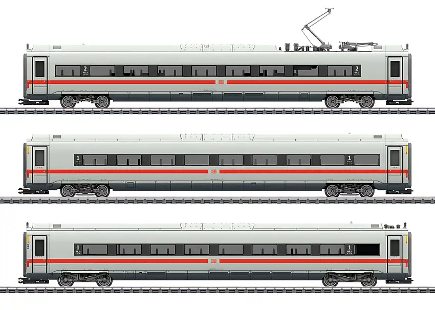 Märklin 43724 - Ergänzungswagen-Set zum ICE 4, DB AG