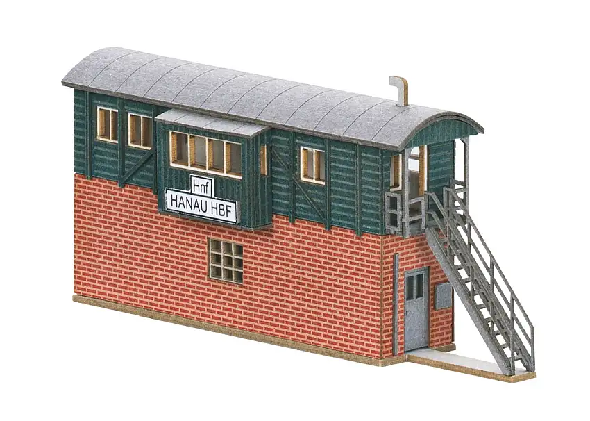 Märklin 89808 - Bausatz Behelfsstellwerk Hanau Hbf
