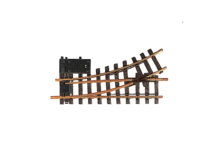 LGB 12150 - Elektrische Weiche links, R1, 30°