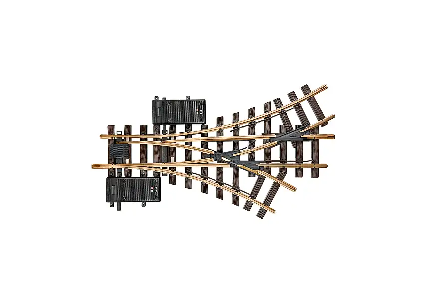 LGB 12360 - Elektrische Dreiwegweiche, R1, 30°