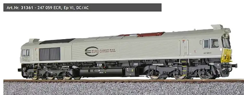 ESU 31361 - H0-Diesellok, C77 ECR, Sound, DC/AC
