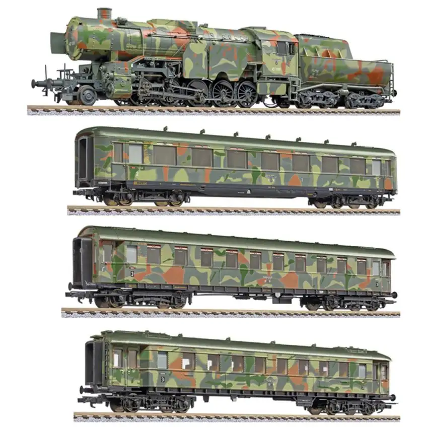Liliput 130002 - 4-tlg. Set BR 42 mit Truppentransport
