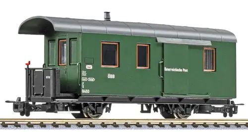 Liliput 344436 - H0e-2-achsiger Postwagen, F/s 846