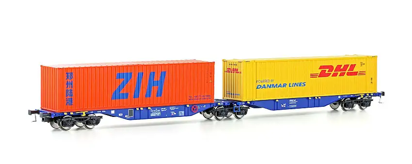 Mehano 90663 - Containerwagen Sggmrss90 CBR, Ep.VI