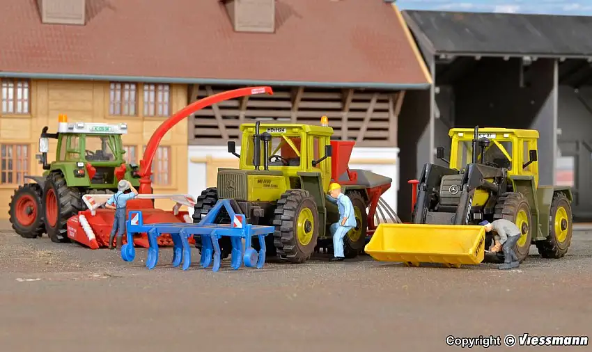 Kibri 10910 - H0-Landwirtschaftliches Geräte-Set