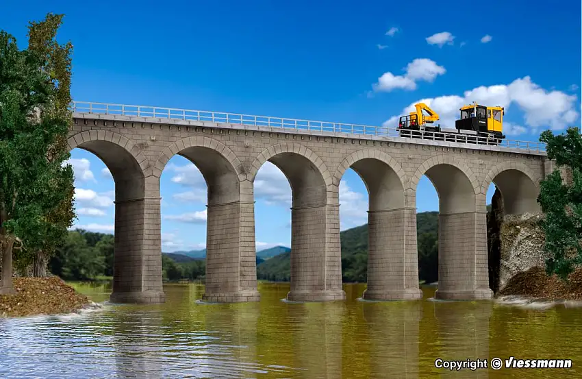 Kibri 39724 - H0-Aachtal-Viadukt, eingleisig