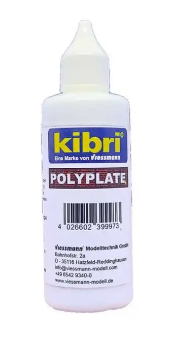 Kibri 39997 - Polyplate Kleber, 80 ml